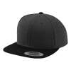 F6089MT 6089MT Flexfit Two Tone Classic Snapback Cap Charcoal / Black colour image